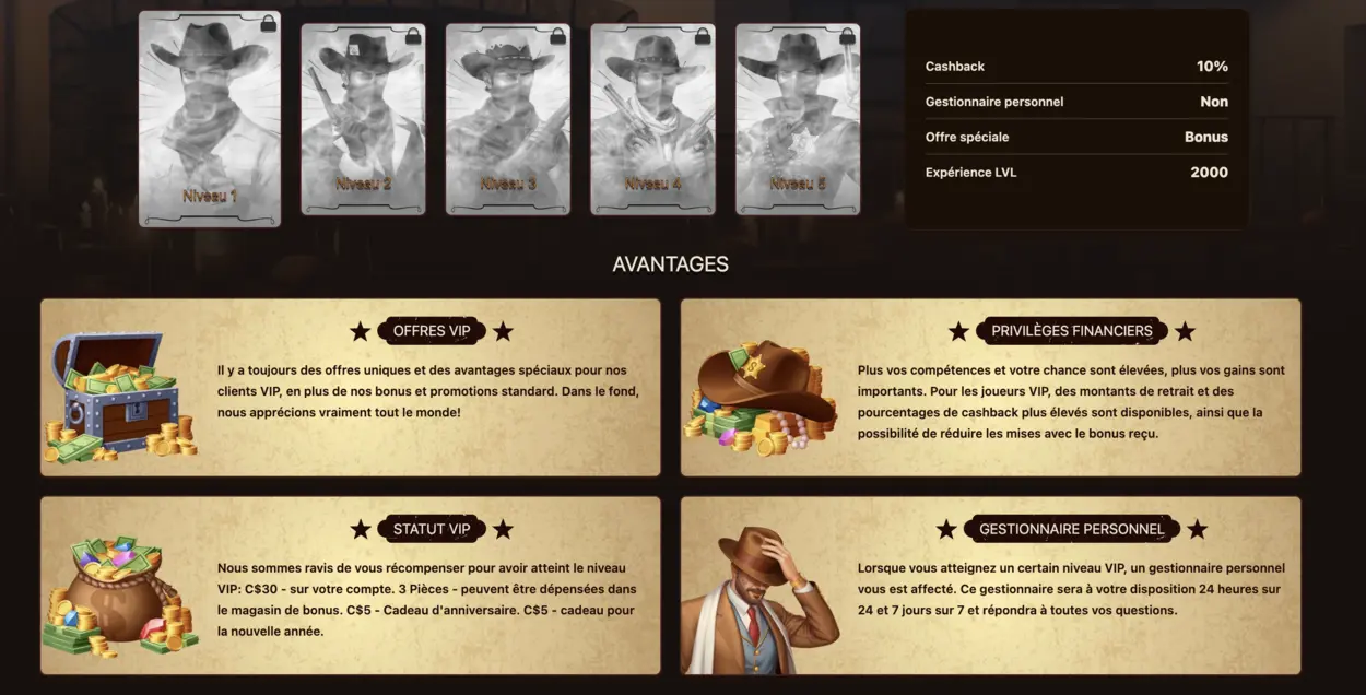 Offres VIP Smokace Casino